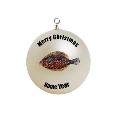 Personalized Flounder Ornament 1