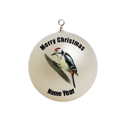 Personalized Woodpecker Bird Ornament 1