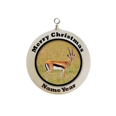 Personalized antelope Christmas Ornament #1