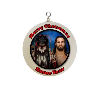Personalized Brock Lesnar vs. Randy Orton Christmas Ornament Custom Gift #1