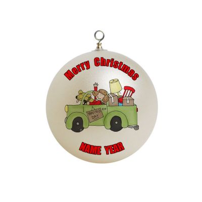 Personalized Moving Day Christmas Ornament 1