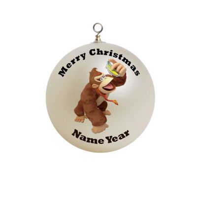 Personalized Donkey Kong Christmas  Ornament  #1