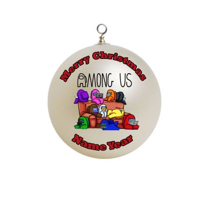 Personalized  Among Us Imposter Crewmate Ornament 1