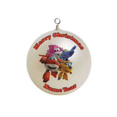 Personalized Super Wings Ornament Custom #1 