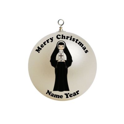 Personalized  whimple nun Christmas Ornament Custom Gift #1