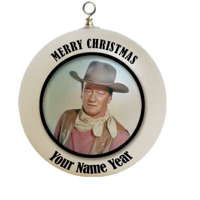 Personalized John Wayne Christmas Ornament Custom Gift #1
