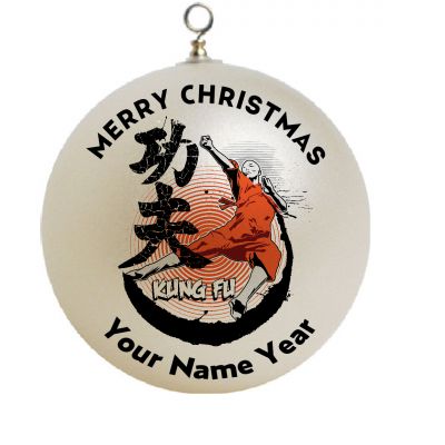 Personalized Kung Fu Christmas Ornament #1