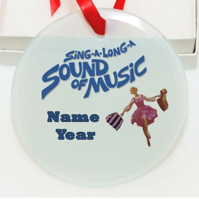Personalized The Sound Of Music GLASS Ornament  Gift #1