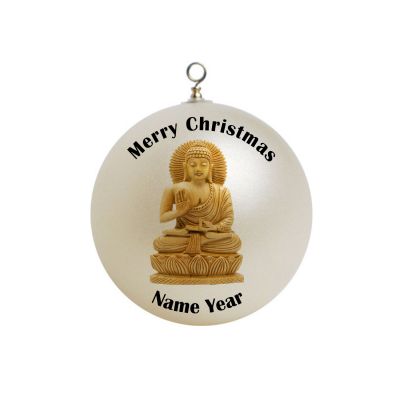 Personalized Buddha Christmas Ornament #1