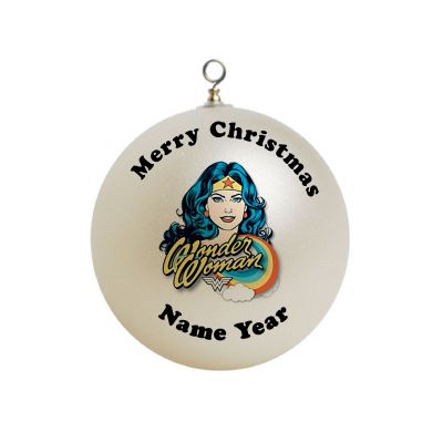 Personalized Wonder Woman Ornament Custom Gift #1