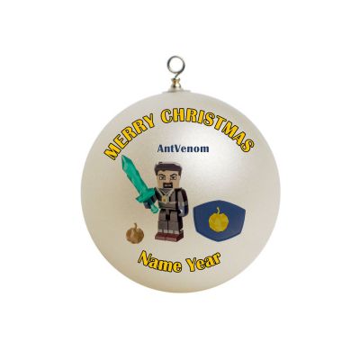Personalized AntVenom Christmas Ornament #1