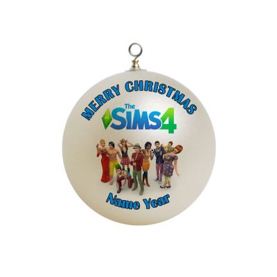 Personalized  The Sims Game Christmas Ornament #1