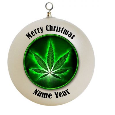 Personalized Canibus / MARIJUANA  Christmas Ornament Custom Gift #1
