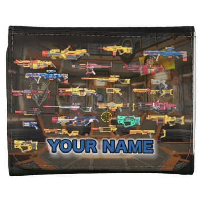 Small Faux Leather Nerf Gun Wallet  1