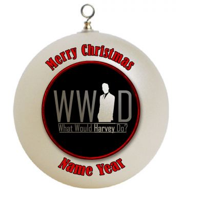 Personalized What Would Harvey Do? WWHD Christmas Ornament Custom Gift #1