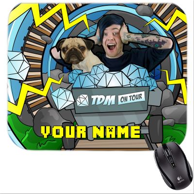 Personalized Minecraft Dan TDM dantdm Mousepad #1