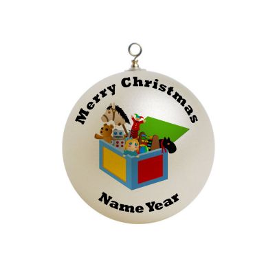 Personalized  Toy Chest Christmas Ornament Custom Gift #1