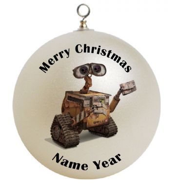 Personalized Wall-E Christmas Ornament Custom Gift #1