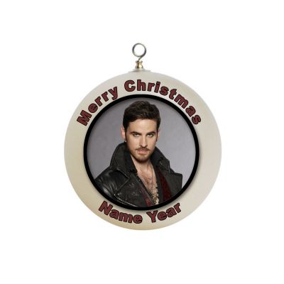 Personalized Once Upon a Time Colin O'Donoghue as Captain Hook Ornament Gift #1