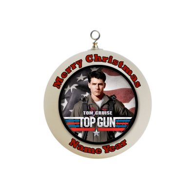 Personalized Top Gun Tom Cruise Christmas Ornament Custom Gift #1