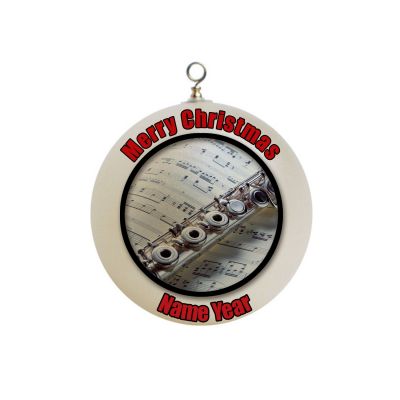 Personalized Flute Christmas Ornament Custom Gift #1