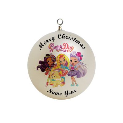 Personalized Sunny Day Christmas Ornament Custom #1
