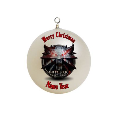 Personalized Witcher 3 Wild Hunt Christmas Ornament Custom Gift #1