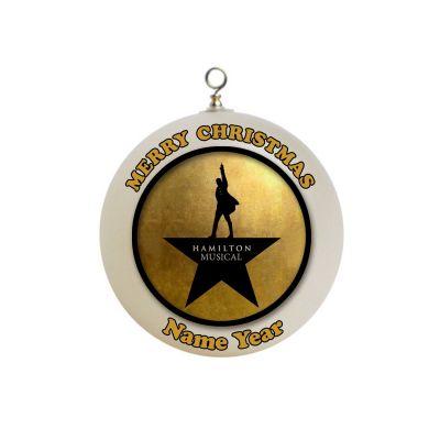 Personalized  Hamilton Musical Christmas Ornament #1