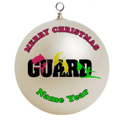 Personalized  Color Guard Christmas Ornament Custom Gift #1