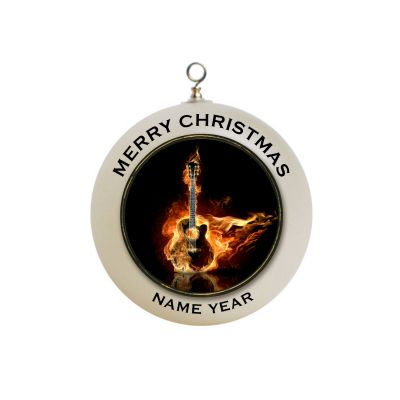 Personalized Guitar Christmas Ornament Custom Gift #1