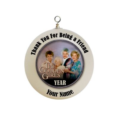 Personalized Golden Girls Thank you for being a friend Christmas Ornament Custom Gift #1 Group Photo