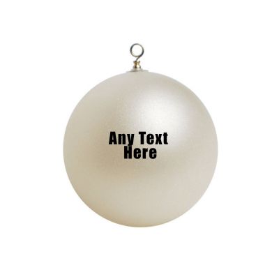 Personalized Text only Christmas  Ornament Blank 1