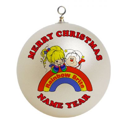 Personalized  Rainbow Brite Christmas Ornament Custom Gift #1