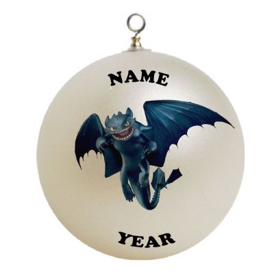 Personalized Toothless dragon Ornament #1