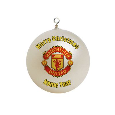 Personalized Manchester United Christmas Ornament # 1