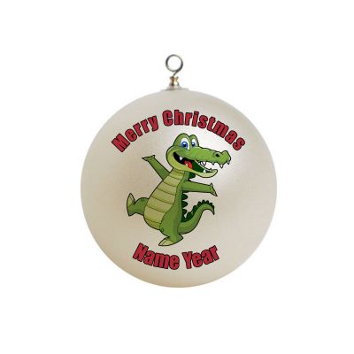 Personalized Gator Kids Christmas Ornament # 1