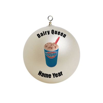 Personalized Dairy Queen Christmas Ornament # 1