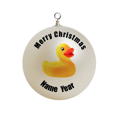 Personalized Rubber Duck Ornament 1