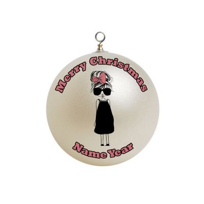 Personalized Fashion Sassy Girl Ornament Christmas #1