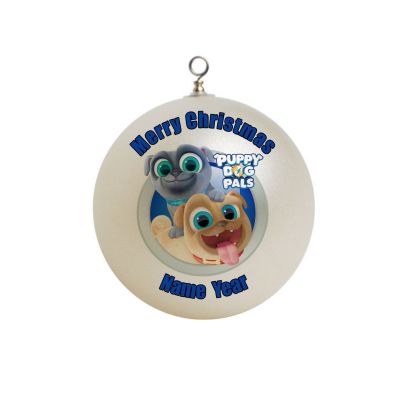 Personalized  Puppy Dog Pals Bingo and Rolly Ornament Christmas 1
