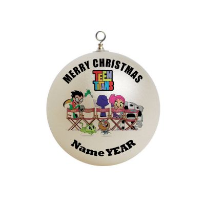 Personalized Teen Titans Christmas Ornament  1