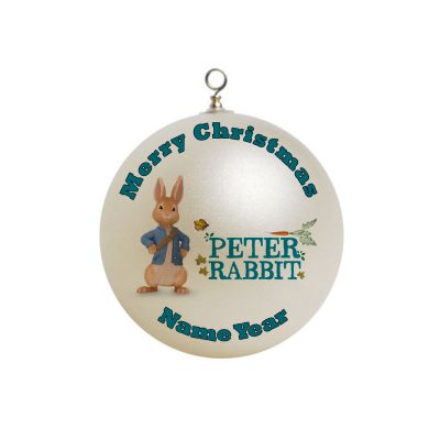Personalized Peter Rabbit Christmas Ornament Custom Gift #1
