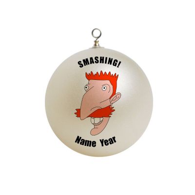 Personalized Nigel Thornberry Head SMASHING Headline Ornament  #1