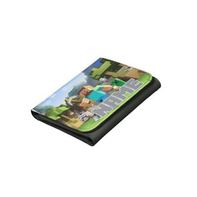 Small Faux Leather Wallet Minecraft #1