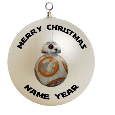 Personalized Star Wars BB-8  X-mas Ornament #21