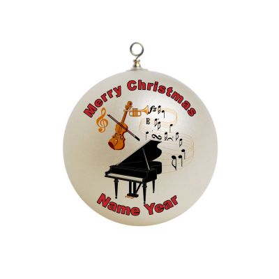 Personalized Music Teacher Instruments Ornament 21