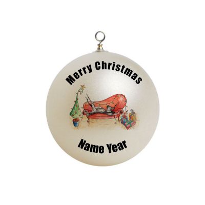 Personalized Dog greyhound Ornament 23
