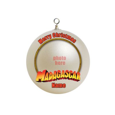 Personalized Madagascar Photo Border  Ornament Custom Border Gift #28