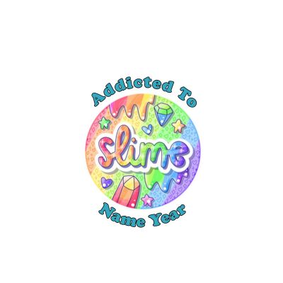 Personalized Slime Addicted Ornament 2