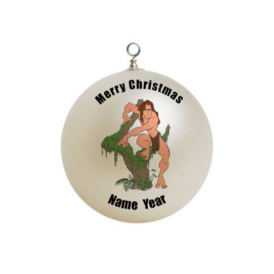 Personalized Tarzan as adult on a tree Ornament  #2